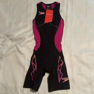 Speedo Xenon Triwear Swimsuit Bodysuit Bathing Suit Sleeveless SZ S